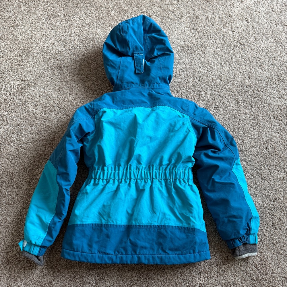 Land's End Teal Squall Winter Waterproof Insulated Jacket Size Small 7/8 - Picture 7 of 7